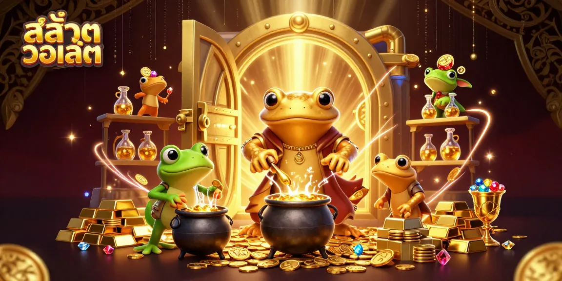 Spin the reels at สล็อตวอเลท for a chance to win gold coins and treasures in a magical casino.