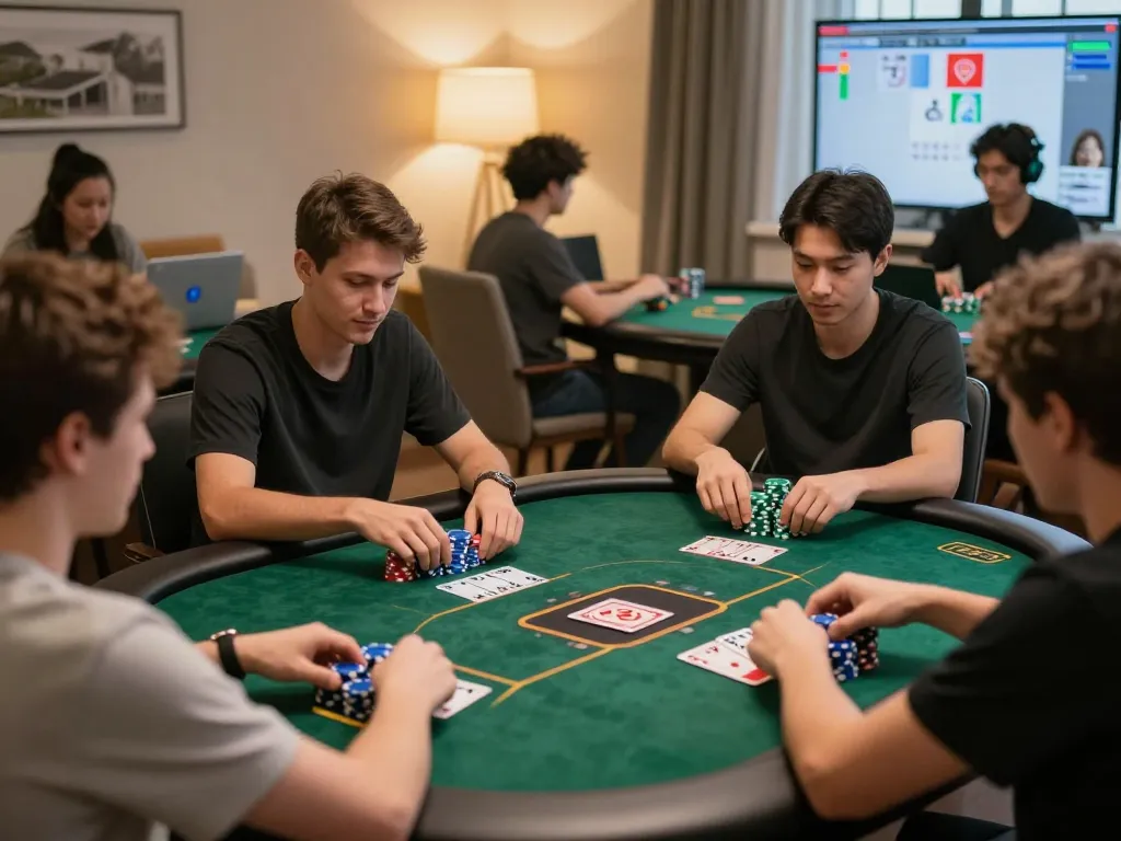 Players engaging in an exciting online poker game on du88 while showcasing strategic gameplay and social interaction.