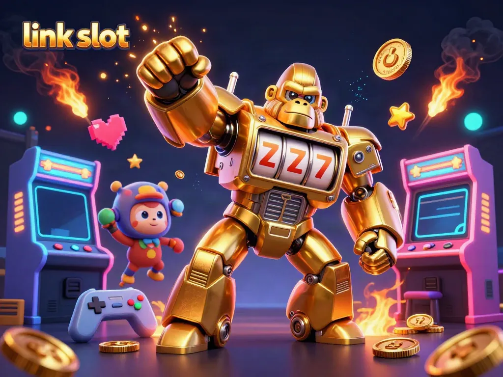 Fitur menarik dari link slot dengan karakter gorilla emas dari mesin slot dan elemen permainan baru.