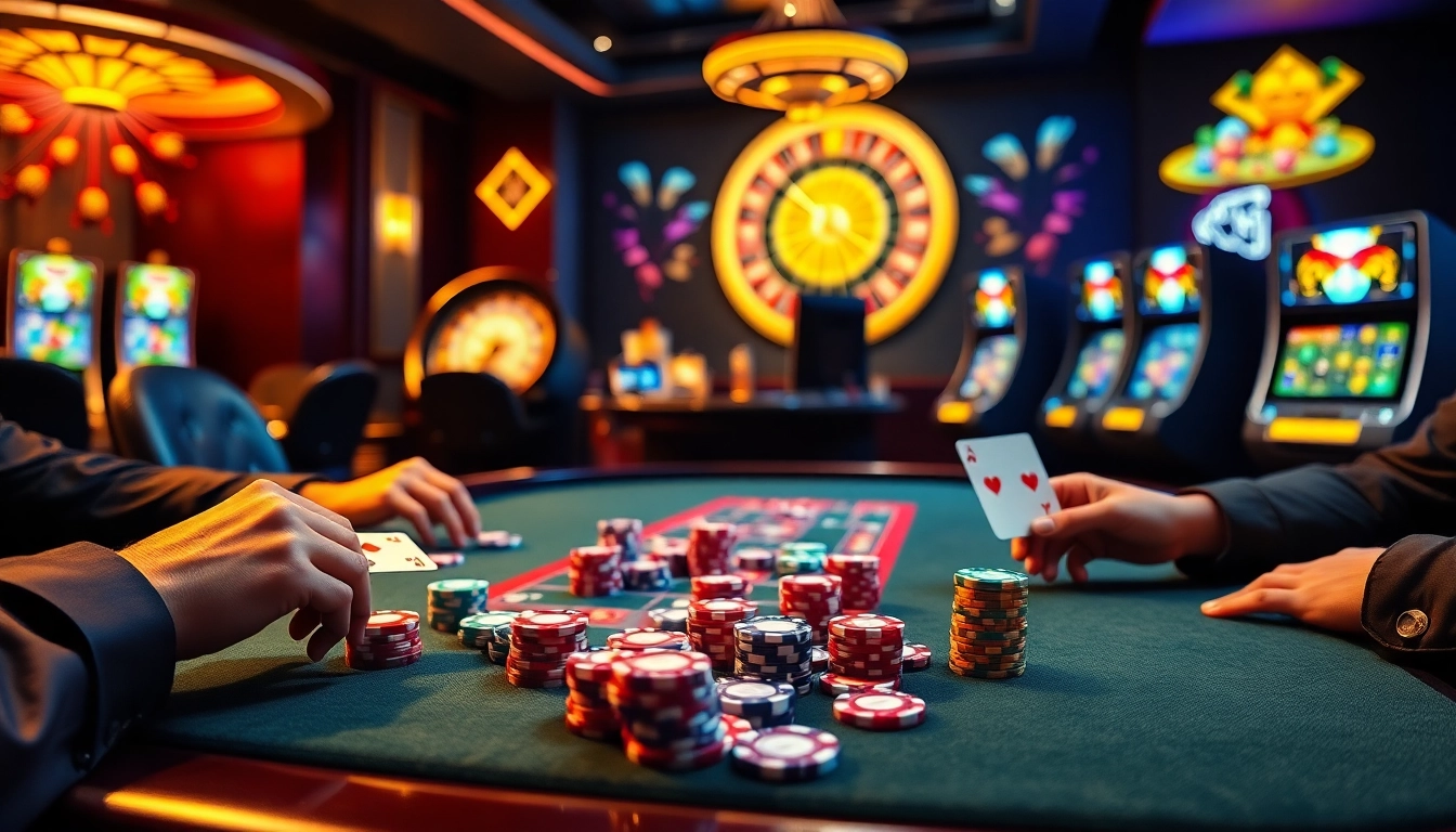 Experience the thrill of high-stakes poker at gilajp's luxurious casino.