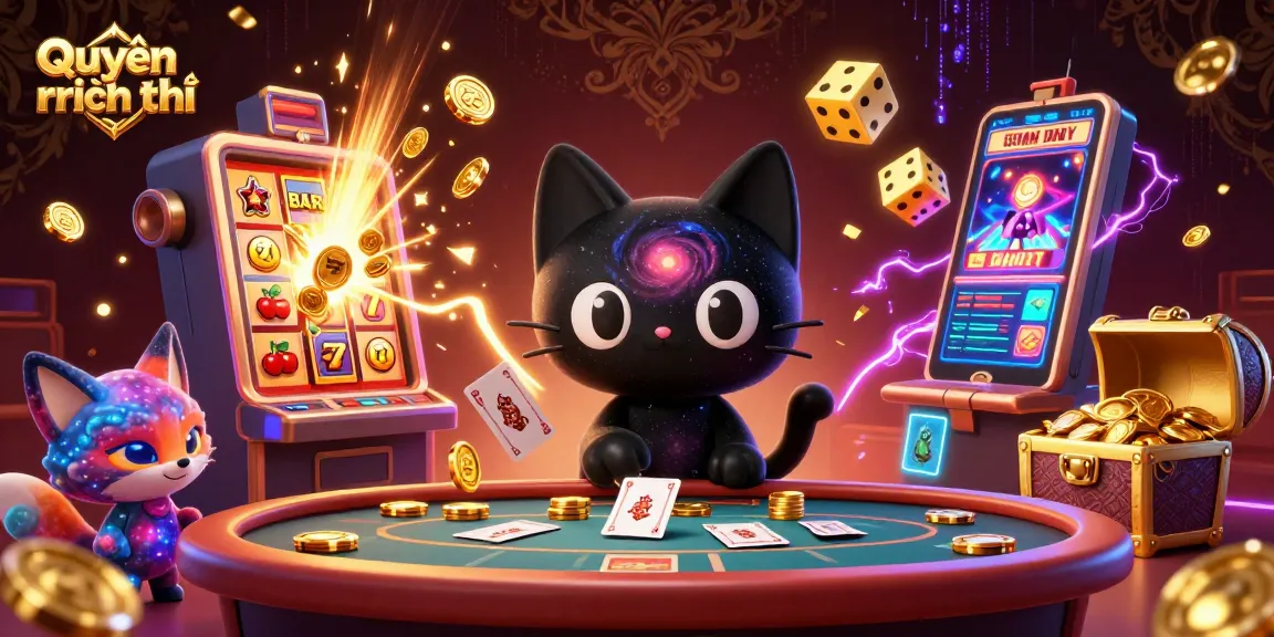 Engage with Quyền riêng tư at a dynamic cosmic casino filled with game-winning elements.