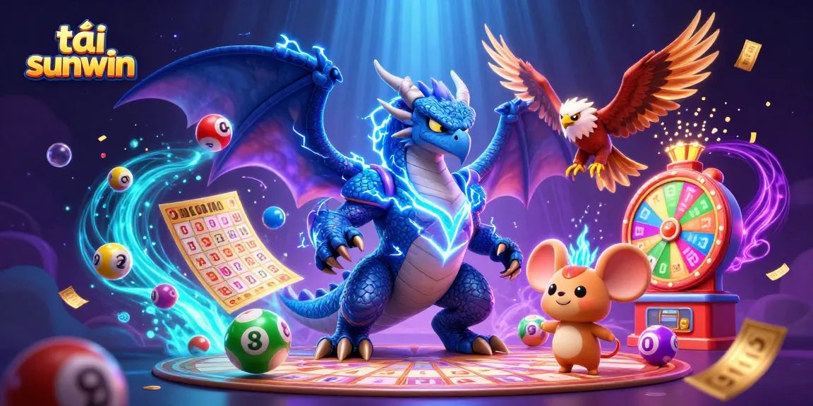 Bet big with tải sunwin in an electrifying 3D casino scene featuring cartoon characters and vibrant gaming elements.