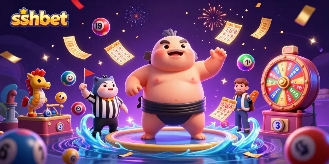 Join the exciting games at sshbet with vibrant lottery elements and lively characters!