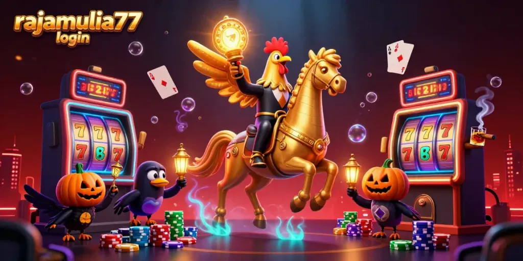 Raih kemenangan dengan rajamulia77 login dan slot jackpot yang menarik di panggung malam kasino.