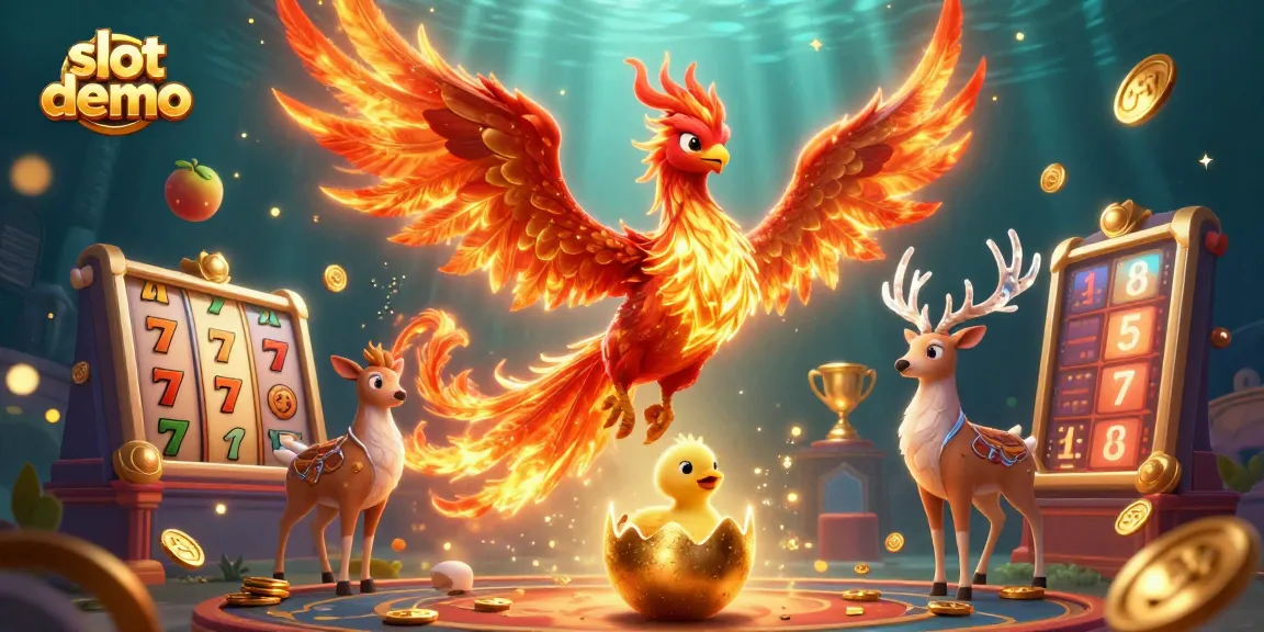 Mainkan slot demo dengan simbol menguntungkan dan elemen kasino yang dinamis.