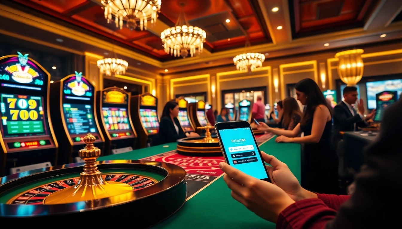 Experience the excitement of batman138 login at a luxury casino with vibrant slot machines and polished poker chips.