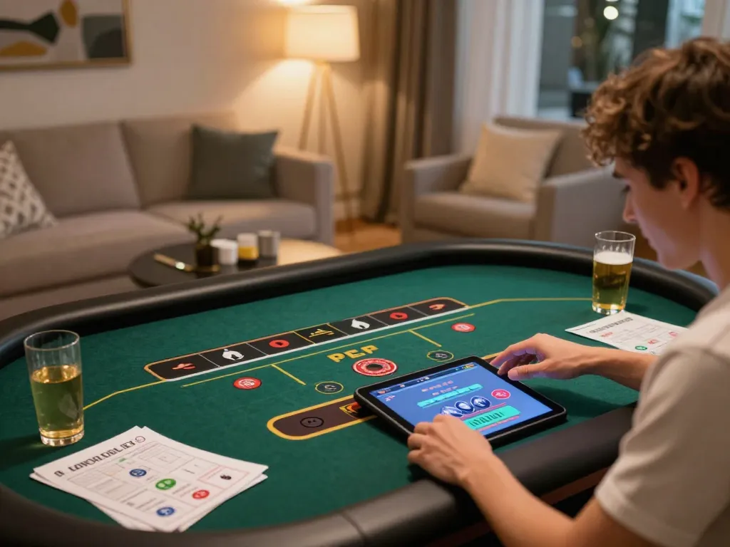 Engaging in live roulette game on tablet, NK88 offers thrilling online gambling experience.